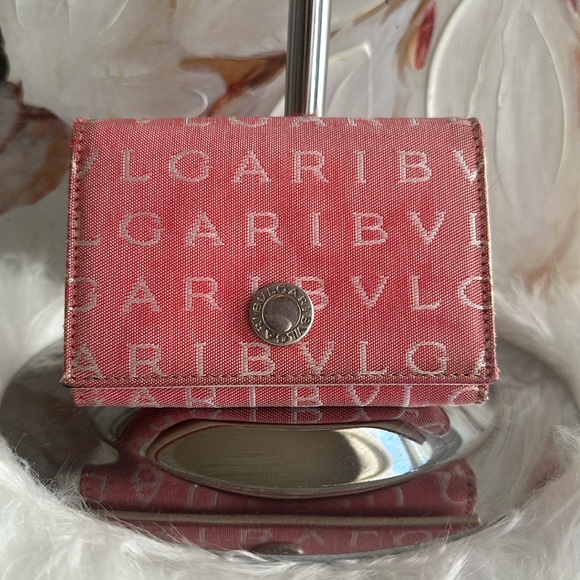 Bulgari Canvas Card Case - Picture 1 of 9